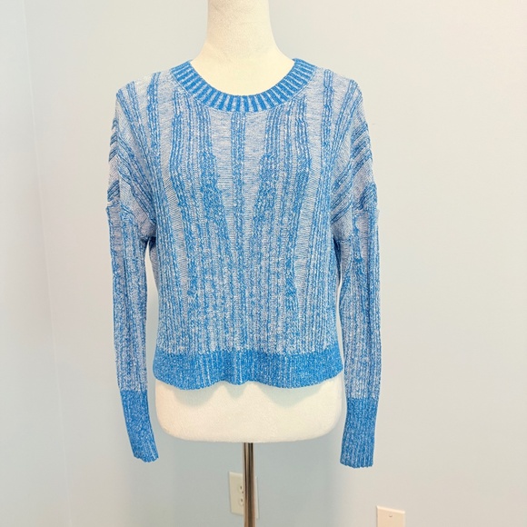 Pilcro Anthropologie Textured High-Low Pullover Sweater Size XXS - Picture 1 of 7